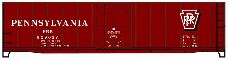 Accurail - Ho 50'Pd Boxcar Prr - 5134