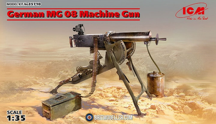 ICM Models - German MG08 Machine Gun 1:35 - 35710