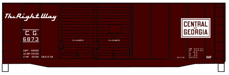 Accurail - Ho 40'Dd Steel Boxcar Cofg - 3637