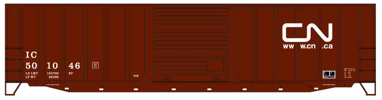 Accurail - Ho 50' Exterior Post Welded CNIC - 5662