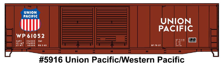 Accurail - Ho 50' Aar Ws Dd Boxcar Up - 5916