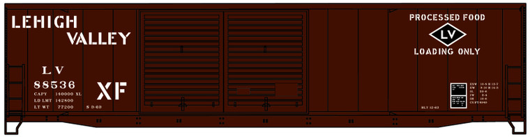 Accurail - Ho 50'Dd Steel Boxcar Lv - 5918