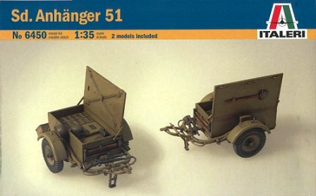 Italeri Model Kits - Sd. Anhanger 51 1:35 - 6450