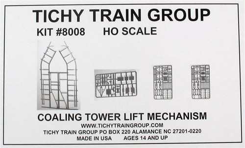 Tichy Train Group - Ho Coaling Tower Lift Mechanis - 8008