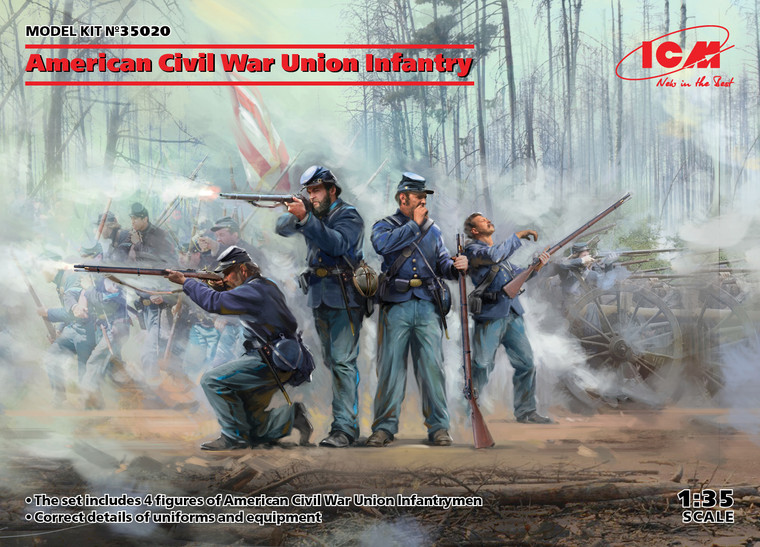 ICM Models - American Civil War Union Inf. 1:35 - 35020