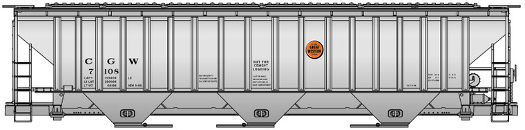 Accurail - HO PS Cvd Hopper CGW - 6541