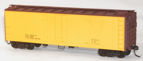 Accurail - Ho 40'Steel Reefer Yel Data - 8395