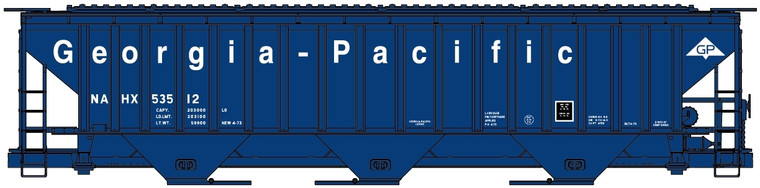 Accurail - HO PS Cvd Hopper Georgia Pacific - 81273