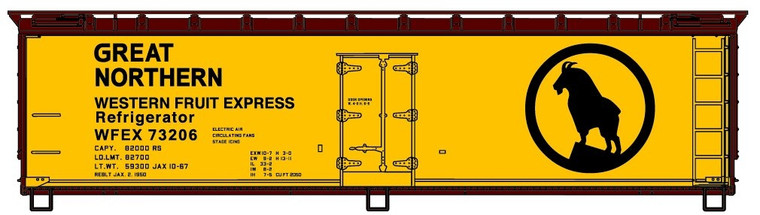 Accurail - HO 40' Wood Refrigerator WFE GN - 81501