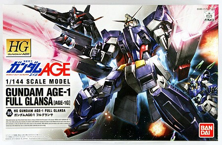 Bandai - Gundam Models - 35 Gundam Age-1 Full Gransa HG ACE - 2189989