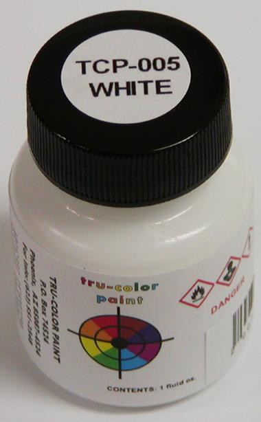 Tru-Color Railroad Paint - White 1oz 3@7.19 - 5