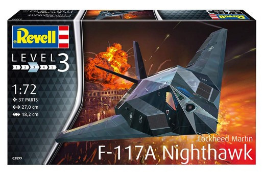 Revell Monogram Germany - F117A Nighthawk Stealth Fighter 1:72 - 3899