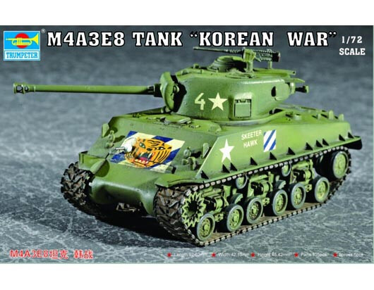 Trumpeter Models - M4A3E8 TANK 1:72 - 7229