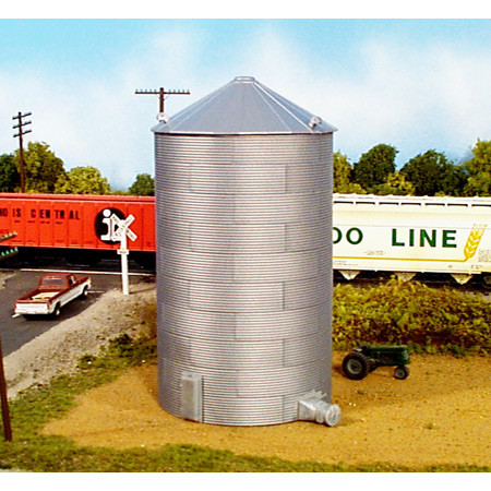 Pike Stuff - Ho Corrugated Grain Bin 40' - 6280305