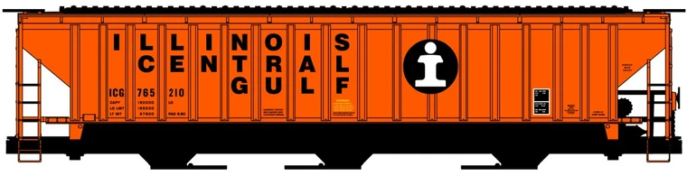 Accurail - Ho PS Cvd Hopper ICG - 81493