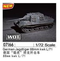 Trumpeter Models - German Jagdtiger w/88mm L71 1:72 - 7166