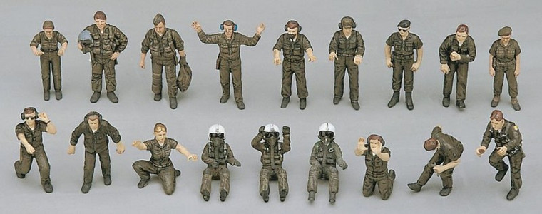Hasegawa Models - Us Pilot/Ground Crew Set 1:48 - 36005