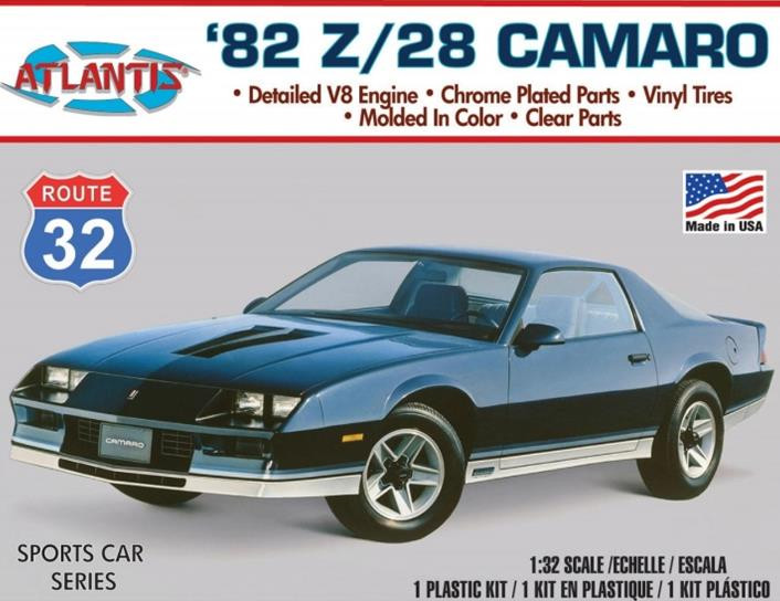 Atlantis Models - 82 Chevy Camaro Route 32 1:32 - 2004