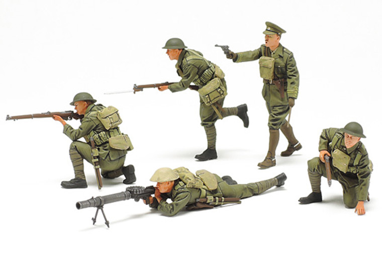 Tamiya Paint - Hobby Kits - British Ww-I Infantry Set 1:35 - 35339 Tamiya Paint - Hobby Kits - British Ww-I Infantry Set 1:35 - 35339