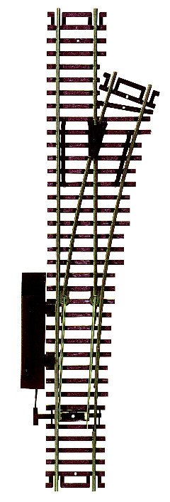 Atlas Model Railroad Co. - Ho C83 Rh Manual Switch - 543