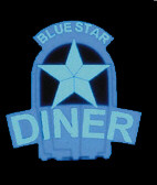Miller Engineering - Blue Star Diner Horiz. Large - 5581
