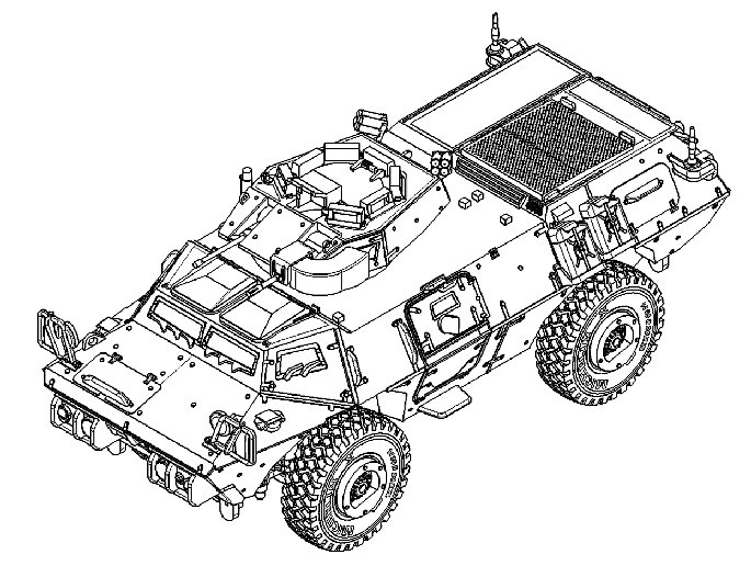 Trumpeter Models - M1117 Guardian Armored Veh :72 - 7131