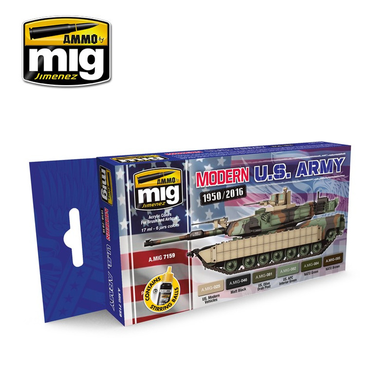Mig Ammo Books - Modern Us Army Colors Set - 7159