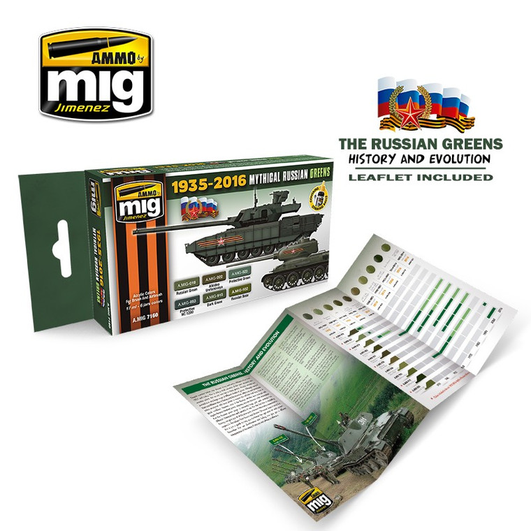 Mig Ammo Books - Mythical Russian Green Colors - 7160