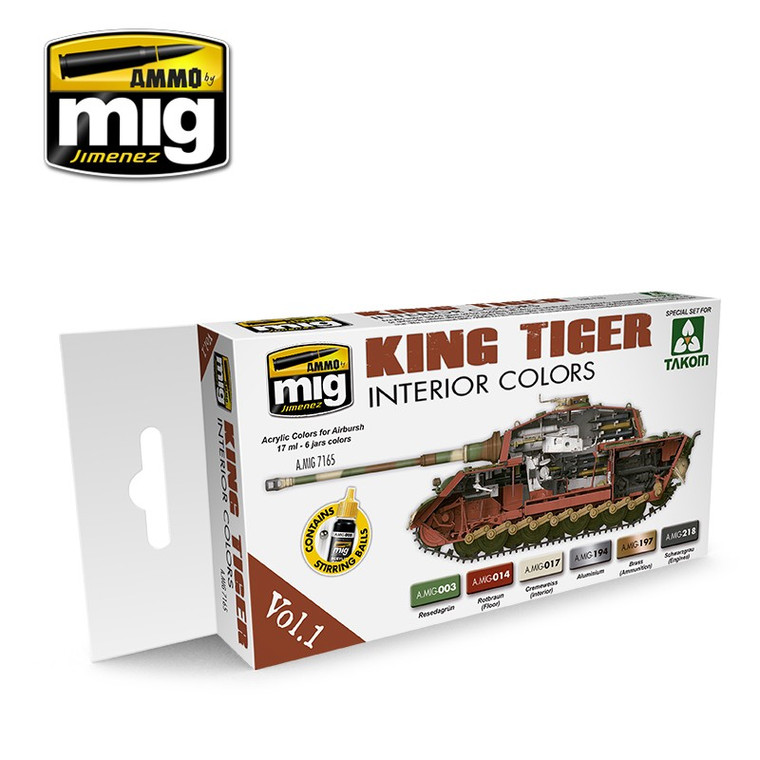 Mig Ammo Books - King Tiger Int Color Tak Ed V1 - 7165