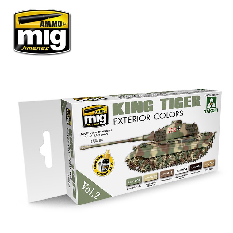 Mig Ammo Books - King Tiger Ext Color Spc Tak 2 - 7166