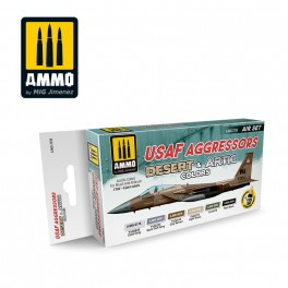 Mig Ammo Books - USAF Aggressors Desert & Artic Color Set - 7234