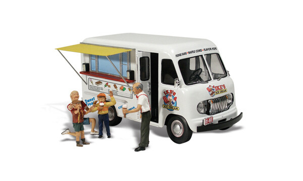 Woodland Scenics - N Autoscenes Ike'S Ice Cream - 5338