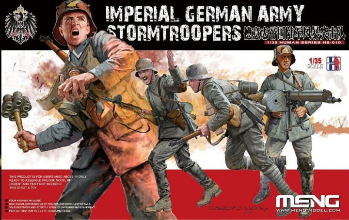 Meng Models - Imperial Ger Army Stormtrpr:35 - HS010