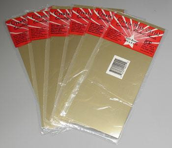 K+S Metals - .010 Brass Sheet Metal 6pk - 251