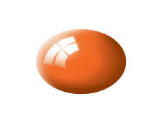 Revell Paint & Supplies - Aqua Orange Gloss 18ml 6p - 36130