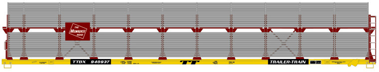 Accurail - Ho 89' Bi-Level Auto Rack Milw - 9414