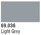 Vallejo Acrylic Paints - Light Grey 17ml 6p - 69036