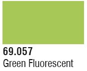 Vallejo Acrylic Paints - Green Fluorescent 17ml 6p - 69057