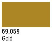 Vallejo Acrylic Paints - Gold 17ml 6p - 69059