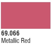 Vallejo Acrylic Paints - Metallic Red 17ml 6p - 69066