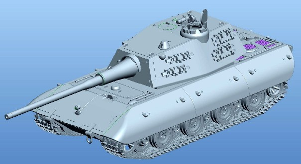 Trumpeter Models - Ger E100 Super Hvy Tank 1:72 - 7121