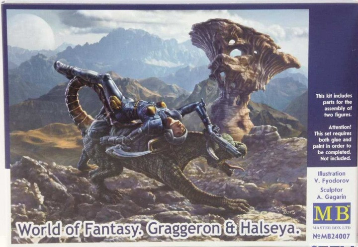 Master Box Limited - Graggeron & Halseya Female Fantasy 1:24 - 24007