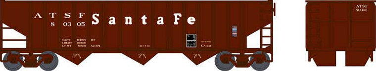 Bowser - Ho 70T Hopper Sante Fe 80309 - 41843