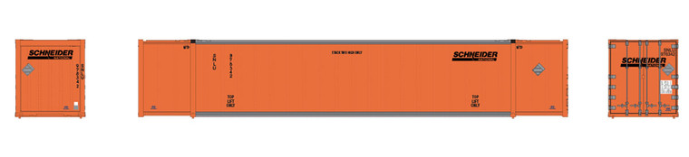 Rapido Trains - Ho 53' High Cube Cntnrs Schnei - 402008