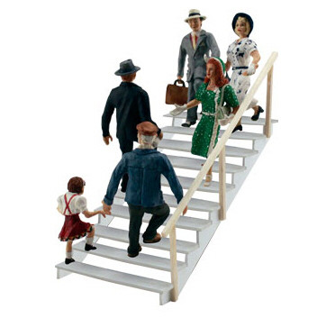 Woodland Scenics - Ho Taking The Stairs - 1954