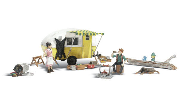 Woodland Scenics - N Ma & Pa Trailer Heaven - 5341