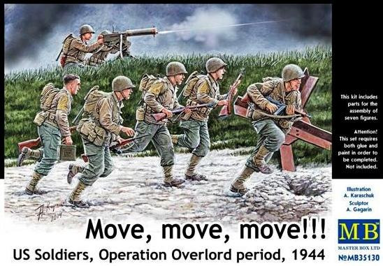Master Box Limited - Move,Move,Move Us Soldiers :35 - 35130