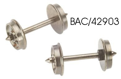 Bachmann - Ho 36'Flat Back Wheels 12pcs - 42903