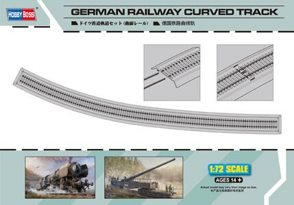 Hobby Boss Models - German Railway Curved Track 72 - 82910