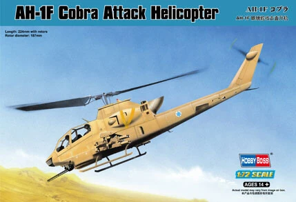 Hobby Boss Models - Ah-1F Cobra Attack Copter 1:72 - 87224